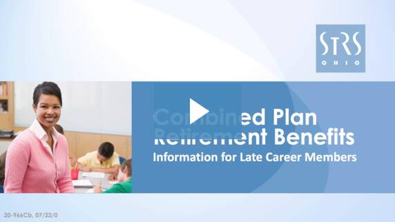 Thumbnail for the 'Retirement Benefits: Combined Plan' video.