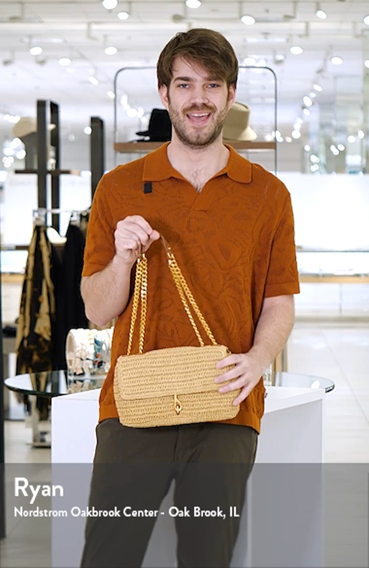 Rebecca Minkoff Medium Edie Woven Convertible Crossbody Bag