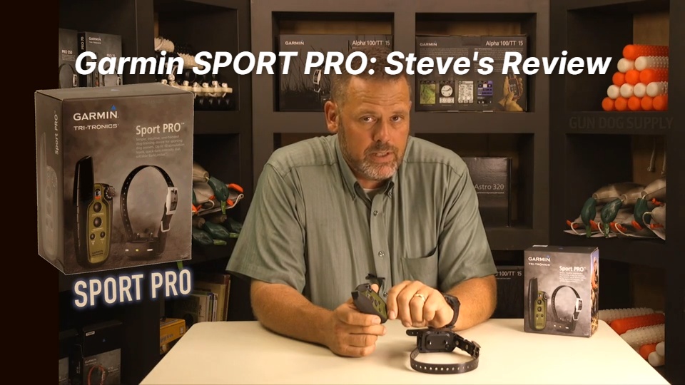 Garmin sport pro not shocking online