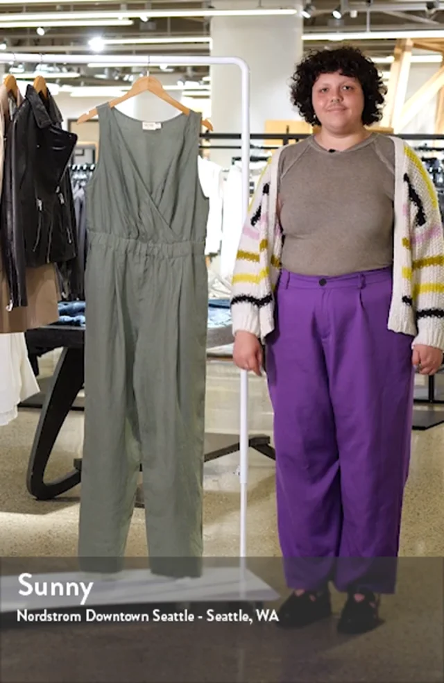 Sale♬タグ付き未使用★Kiira Linen quilt jump suit Sale♬タグ付き未使用☆Kiira Linen quilt jump suit