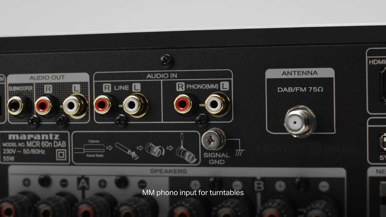 MCR 60n DAB - Compact All-in-One Hi-Fi System Powered by HEOS