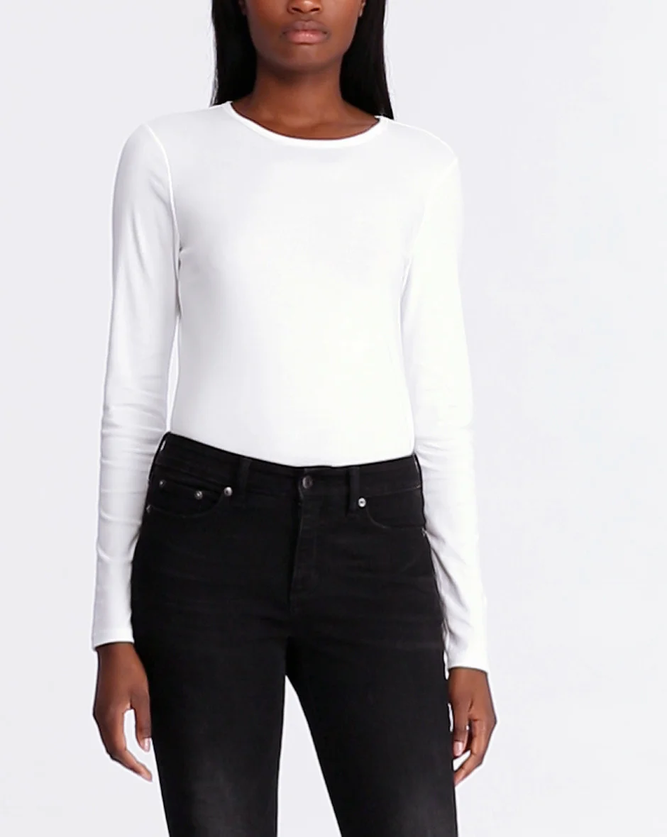 Lauren Ralph Lauren Long Sleeve Cotton Blend Top | Nordstrom
