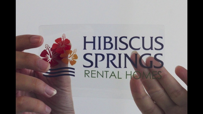 Clear Static Cling Labels with Front Adhesive