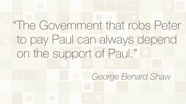 Tax Quote: George Benard Shaw