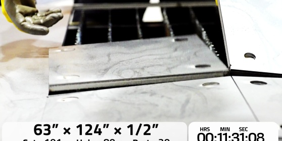 PeddiSwing Base Plate Speedrun 63" x 124" x 1/2"