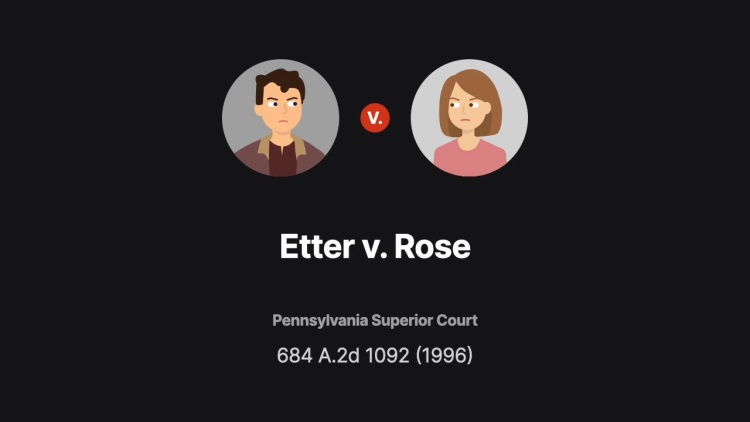 Etter v. Rose
