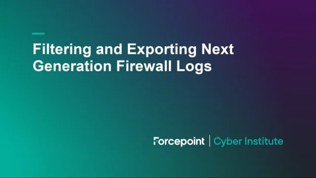 Forcepoint Cyber Institute