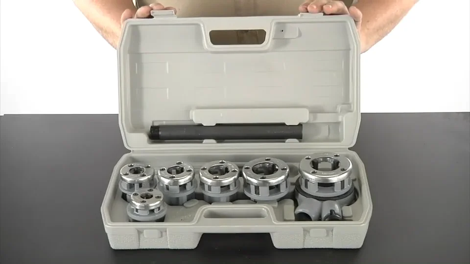Klutch 6-Pc. Pipe Threader Set | Tractorseats.com