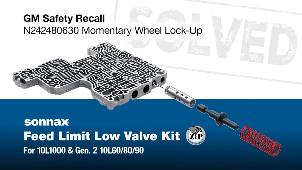 Sonnax Oversized Feed Limit Low Valve Kit – 105740-59K