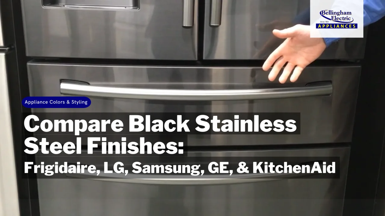 KitchenAid Black Stainless Steel Appliances