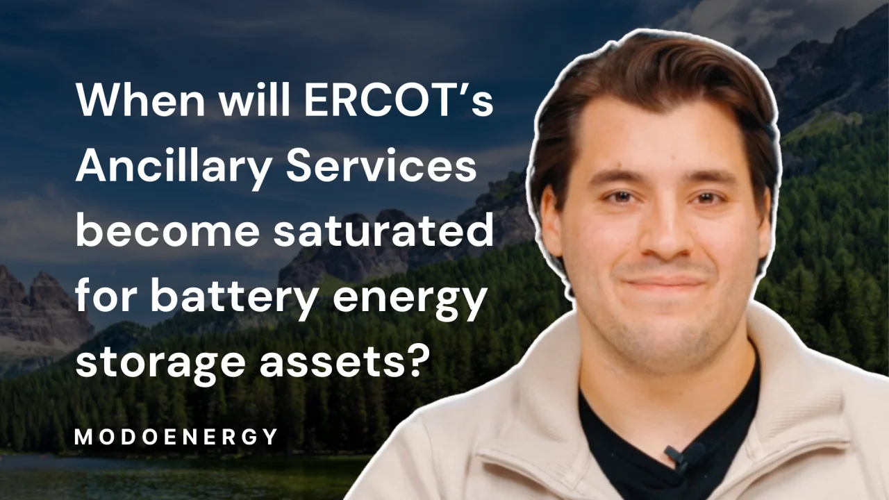 ERCOT battery energy storage: when will Ancillary Services be