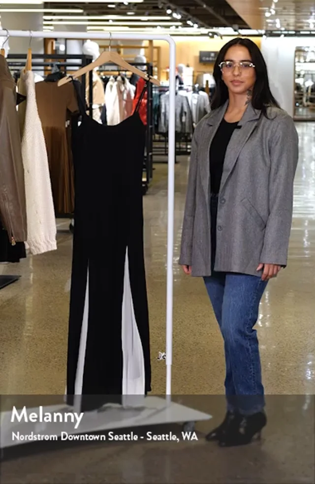 Ever New Dahlia Contrast Godet Pleat Gown Nordstrom