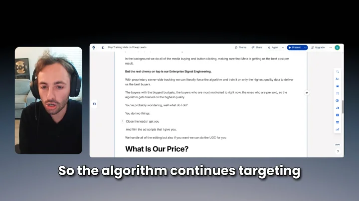 Watch: how Advantogen runs your entire Meta acquisition system