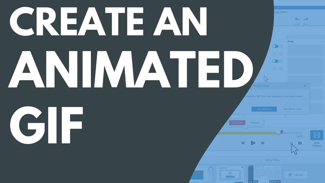 Create an Animated GIF, Snagit