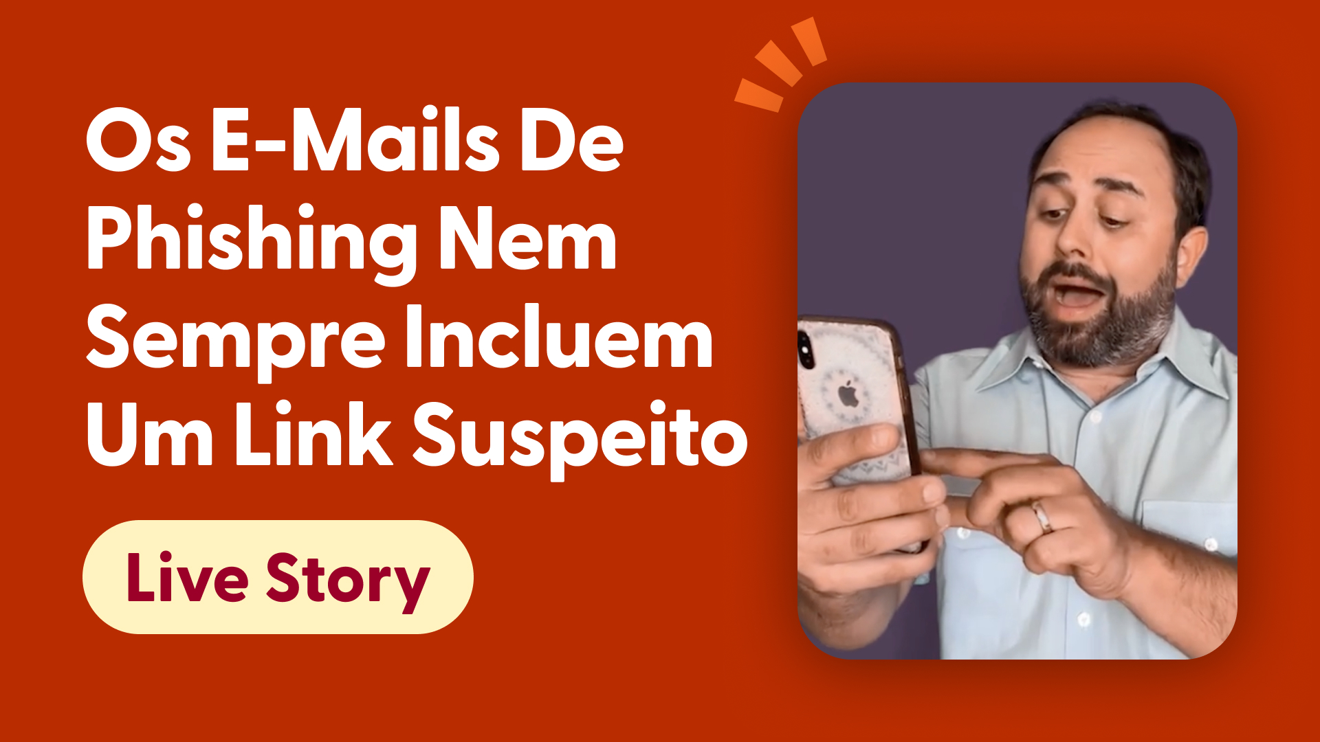 Os e-mails de phishing nem sempre incluem um link suspeito