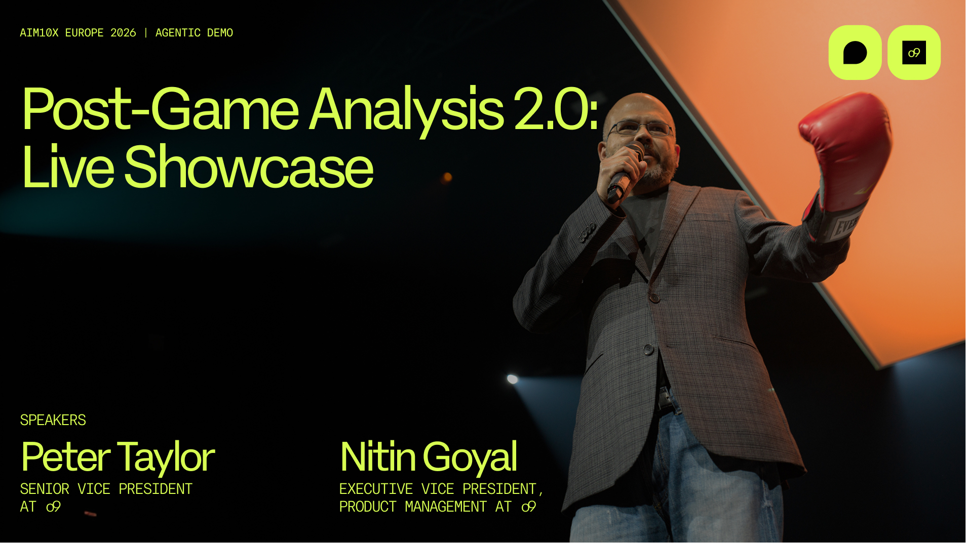 aim10x Europe | Post-Game Analysis 2.0: Live Showcase | Peter Taylor &amp; Nitin Goyal - o9 Solutions