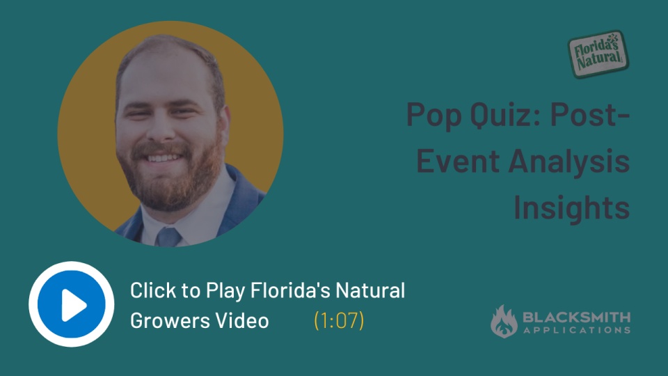 Florida's Natural - Customer Success Story (Justin Balke - Trade Promotion Manager)