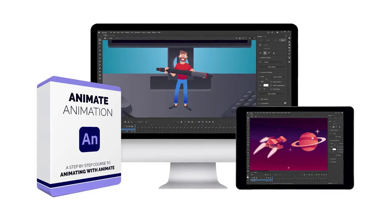 Animate Animation Course | 39 HD Video Lessons