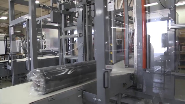 Roll Wrapper (Vertical End Sealer): Rolls of Fabric (SV262)