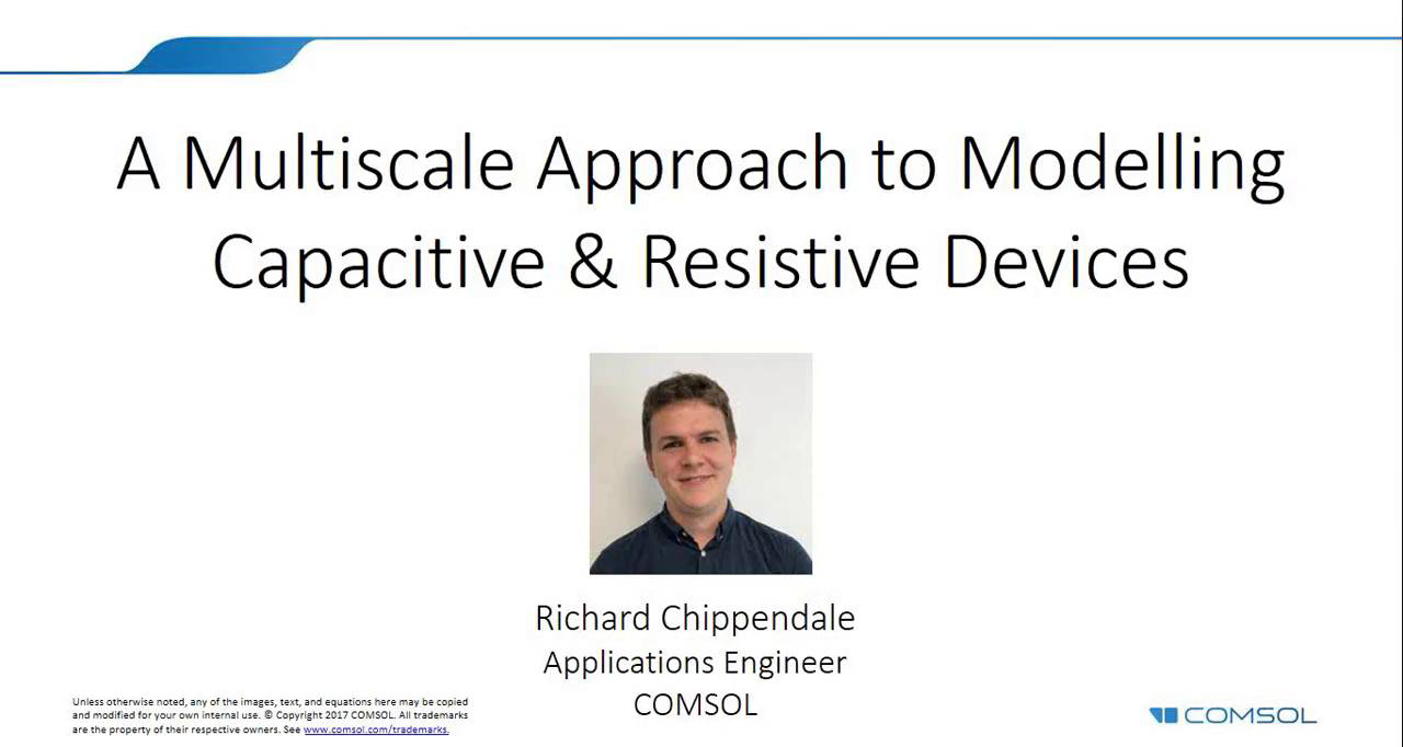 Modeling Capacitive And Resistive Devices With A Multiscale Approach