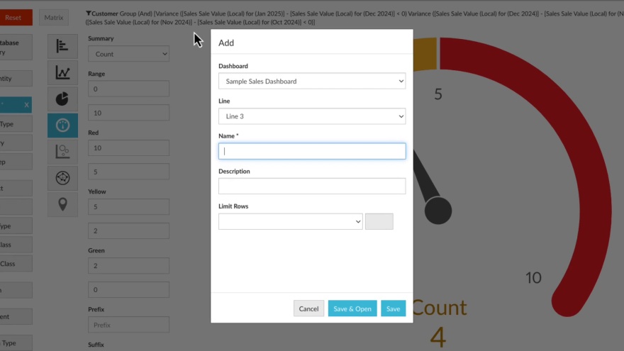 Create an interactive dashboard