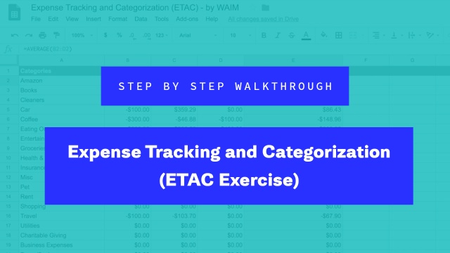 Etac Spreadsheet Walkthrough - 