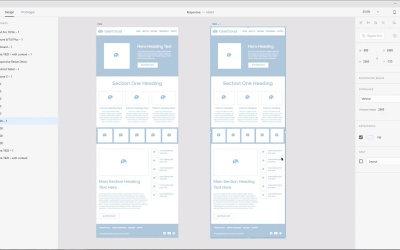 Responsive Design in Adobe XD - 900px Breakpoint