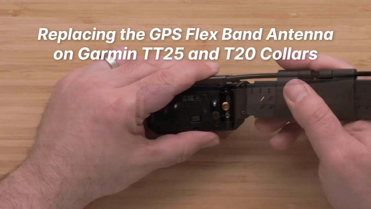 Garmin Alpha TT25 / T20 Zero-Length MINI Replacement Flex Band
