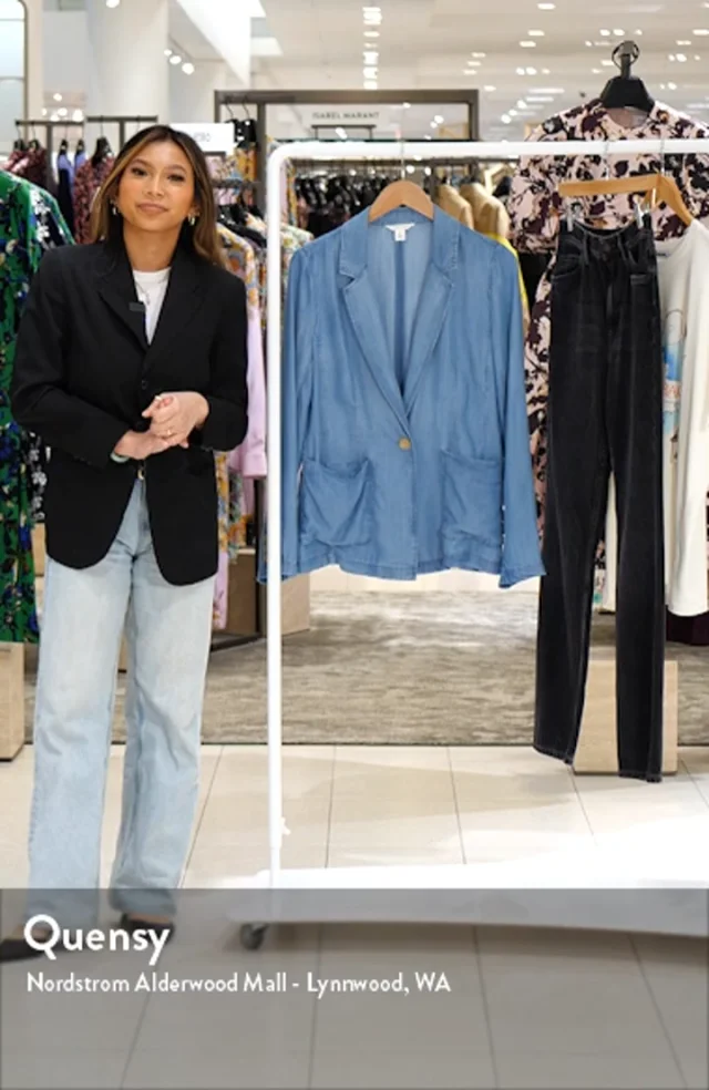 Caslon® Chambray Blazer Nordstromrack