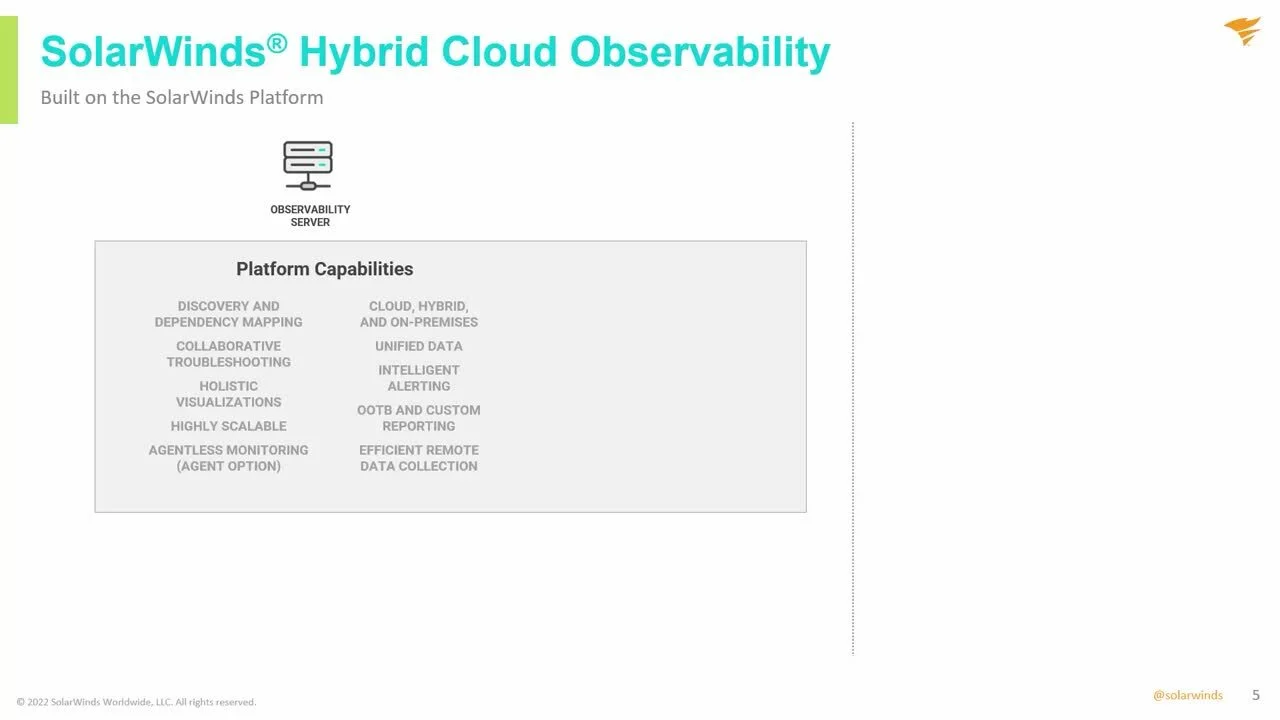 Deploying SolarWinds Observability Self-Hosted - Video | SolarWinds