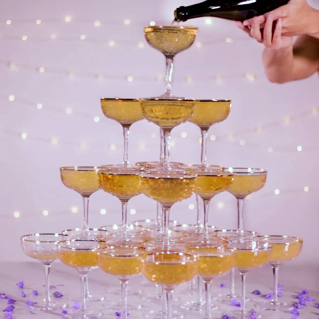 How to Make a Champagne Tower for Your Next Party - Thrillist