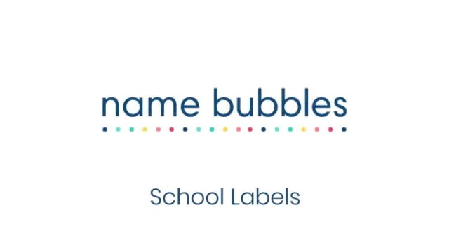 Personalized Bricks Printed Stickers, Round, Building Blocks, Modern, Simple,  Notebook, School, Label, Boy, Snack, Bag, Name 