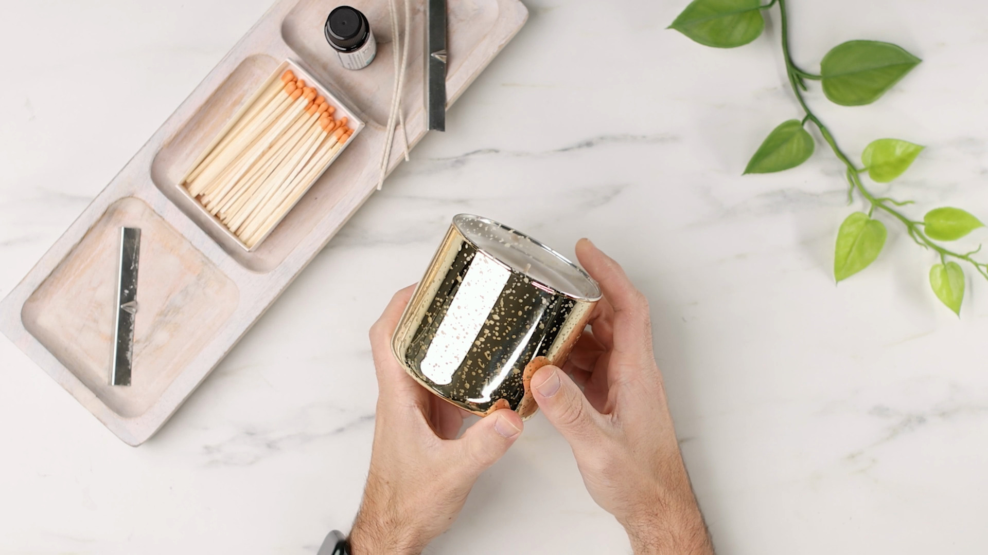 Gold Mercury 3-Wick Tumbler Jar - CandleScience