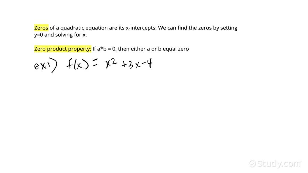 how-to-find-the-zeros-of-a-quadratic-function-given-its-equation