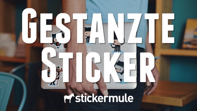 Gestanzte Aufkleber Und Sticker Kostenloser Versand Sticker Mule Deutschland