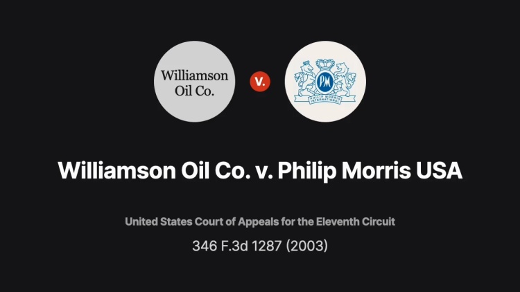 Williamson Oil Co. v. Philip Morris USA