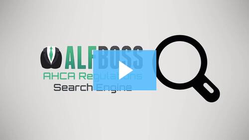 AHCA ALF Regulation Search Engine