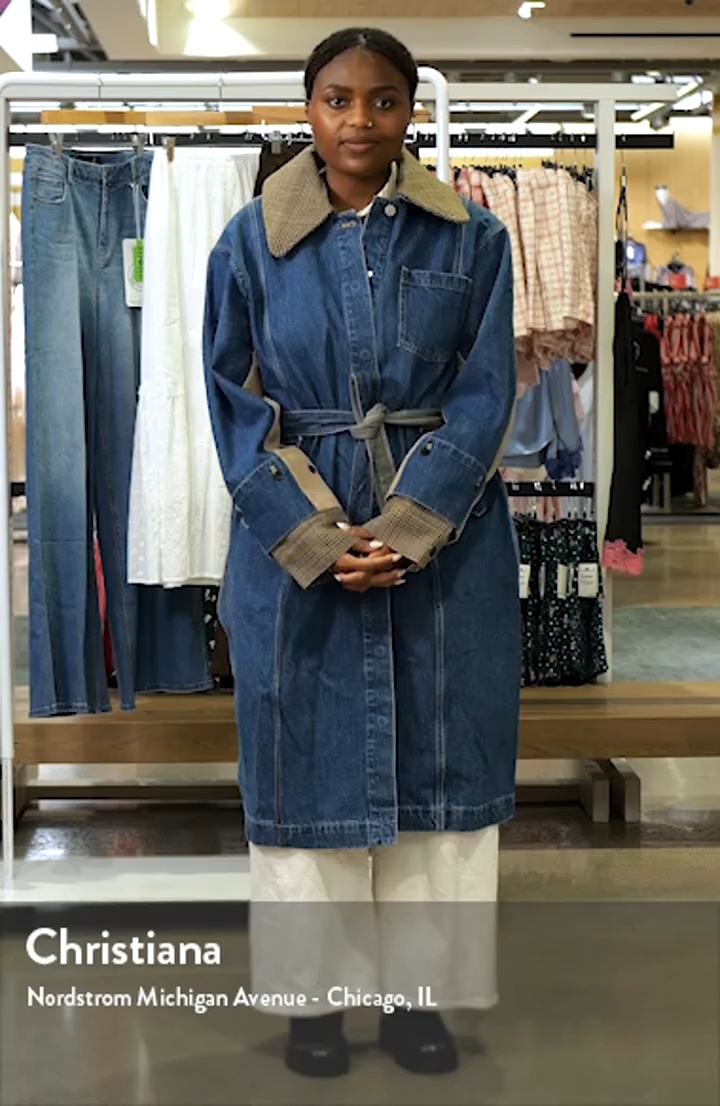 3.1 Phillip Lim Mixed Media Trench Coat | Nordstromrack