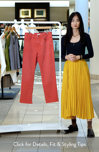 Good American Good Icon Ankle Slim Straight Leg Jeans | Nordstrom