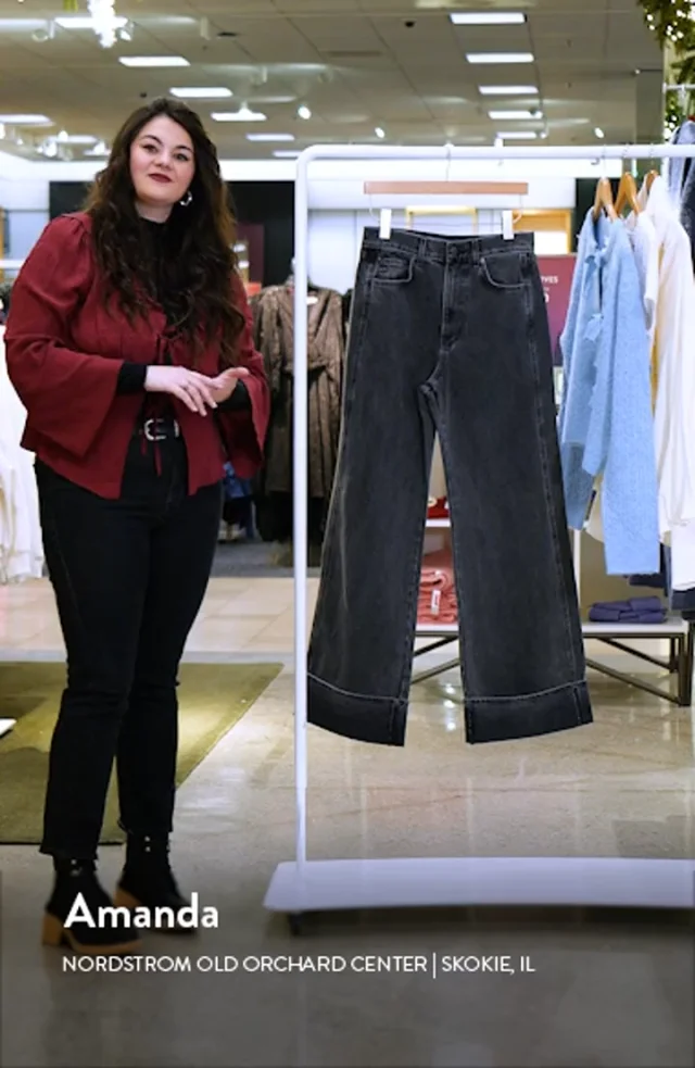 Veronica Beard Taylor High Waist Wide Leg Jeans Nordstrom