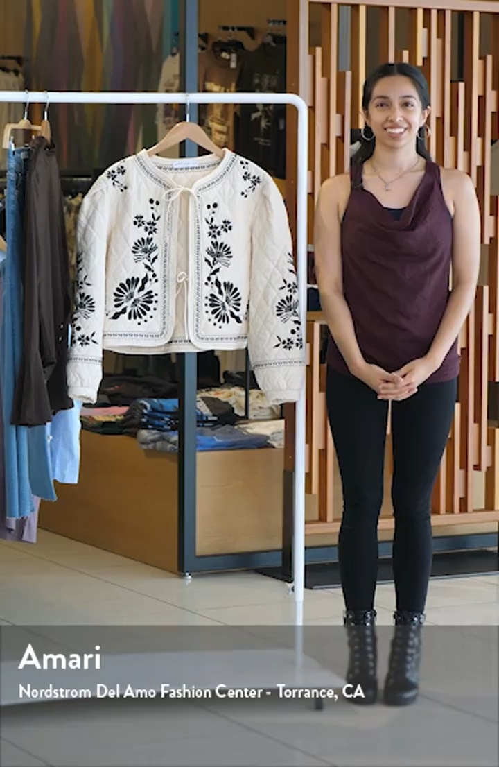 Petal & Pup Vako Floral Quilted Jacket (Women) | Nordstrom
