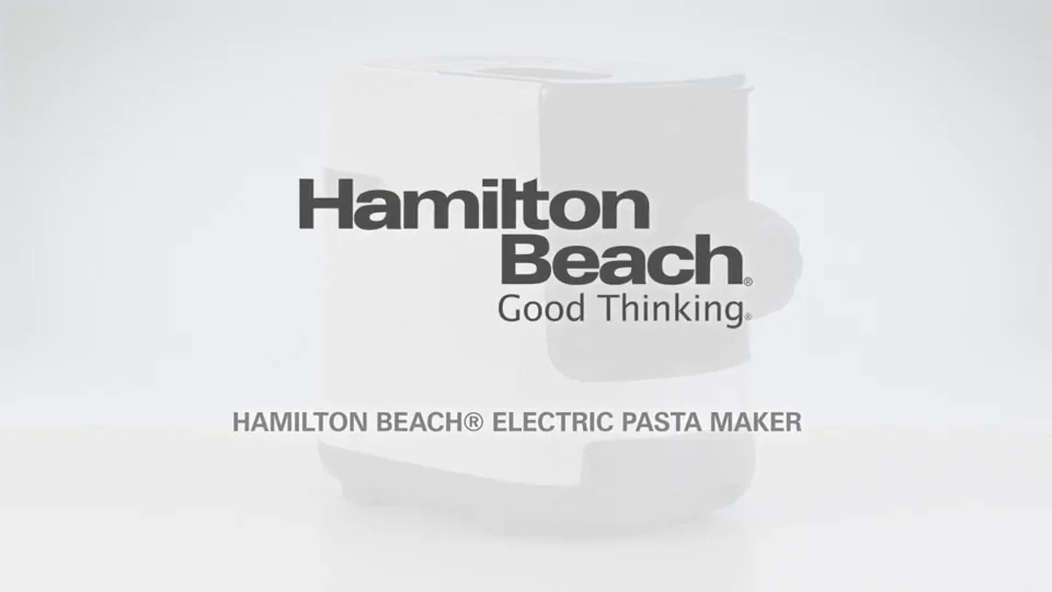 Hamilton Beach Electric Pasta & Noodle Maker | White