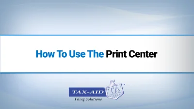How To Use The Print Center