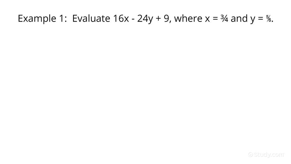 how-to-evaluate-expressions-with-two-variables-involving-fractions