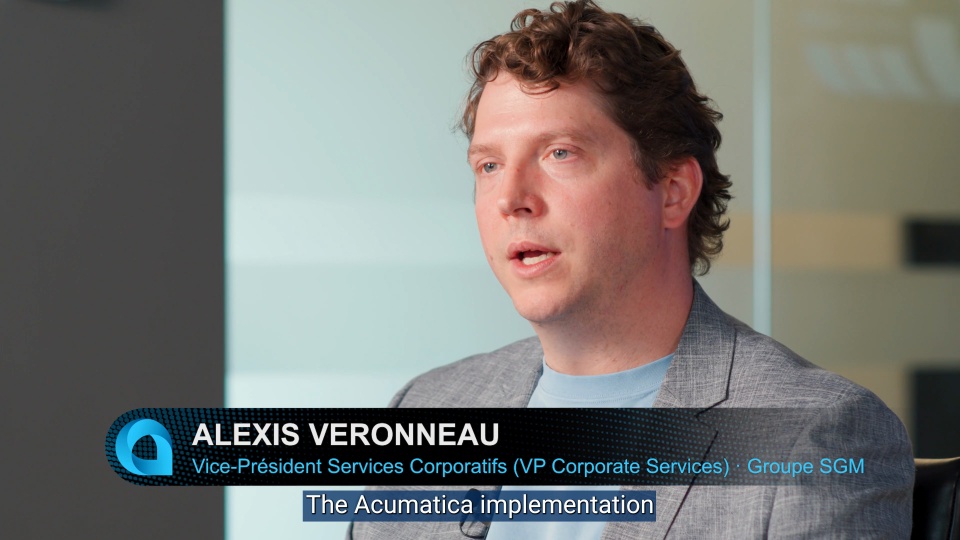 Acumatica Cloud ERP solution for Groupe SGM