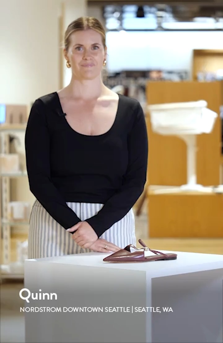 Gilia Strappy Pointed Toe Flat Mule