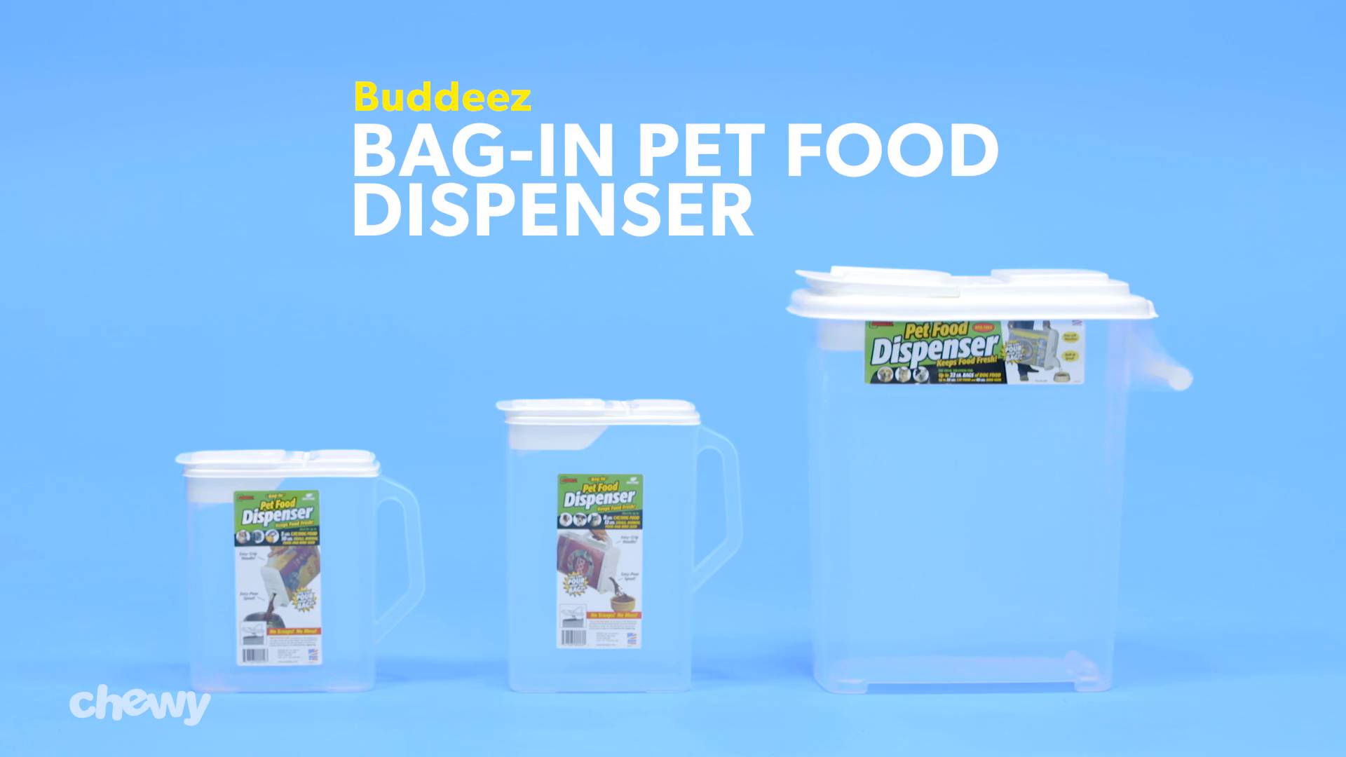 BUDDEEZ Bag In Pet Food Dispenser 32 qt Chewy