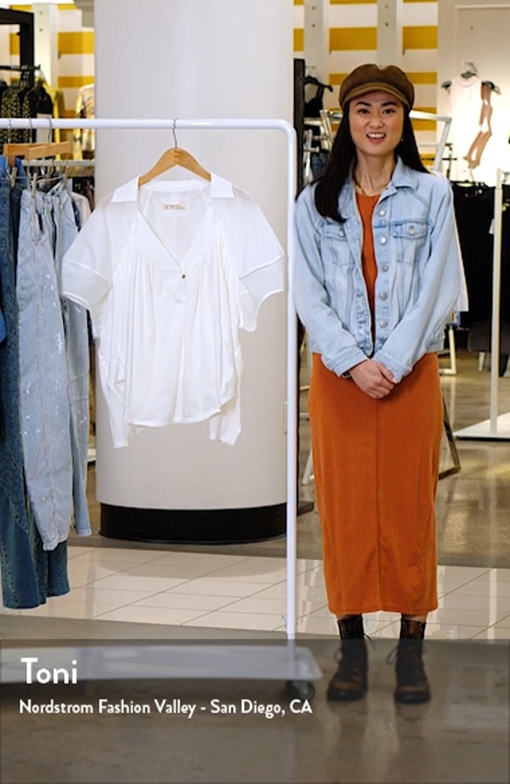 フリーピープル Free People Full Moon Cord Top レディース シャツ トップス Bronze Free People Full Moon Cord Top In Bronze | ShopSimon
