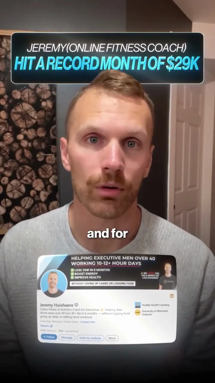 Jeremy's edited video testimonial