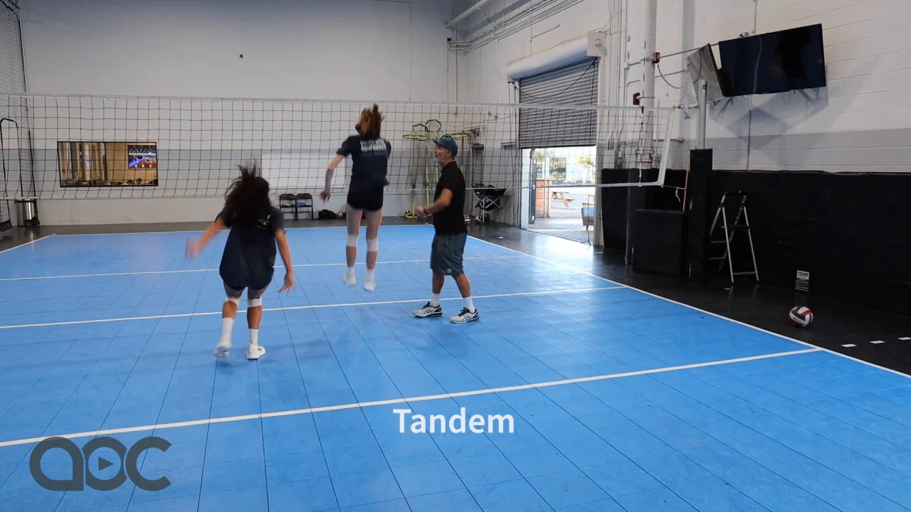 Tandem Sport Volleyball Flip Coin Red and Blue 